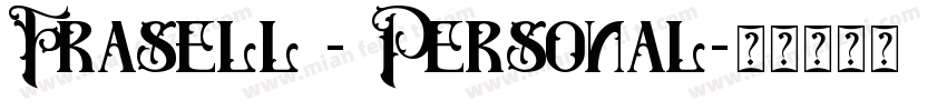 Frasell - Personal字体转换